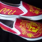 Manchester United Hand Painted Shoes (Unisex slip on)