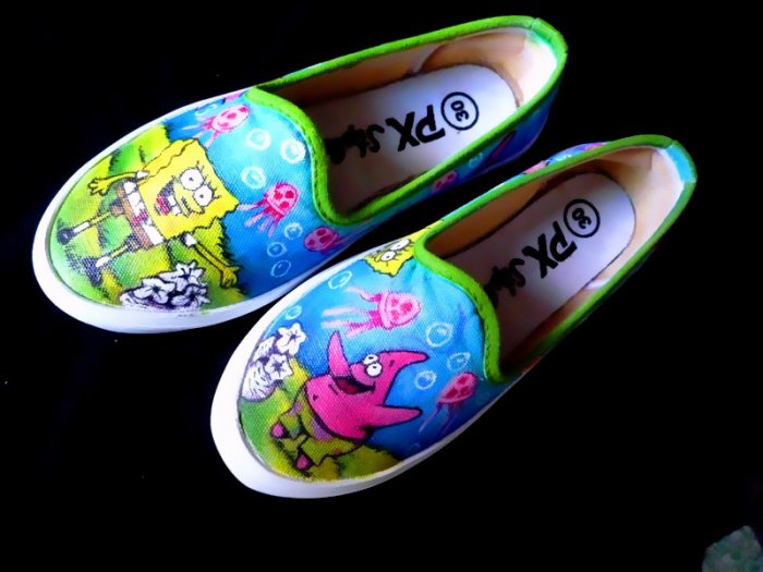 spongebob women's shoes