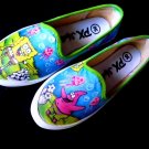 Spongebob Squarepants Airbrushed Shoes (women's slip on)