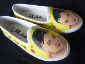 Personalized Portrait Hand Painted Shoes (women's slip on)