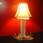 Custom Stone Antler Table Lamp