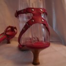 Vintage 1980's Candie's Strappy Pink, 2" heels, sz 6