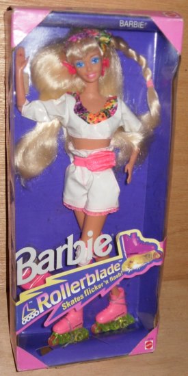 Rollerblade Barbie Doll Mattel