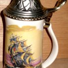 Nelson McCoy Pottery Co. Ship Beer Stein Mug Nelson McCoy Pottery Co. Ship Beer Stein Mug