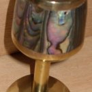 Brass Abalone Cordial Glass Necho En Mexico Brass Abalone Cordial Glass Necho En Mexico