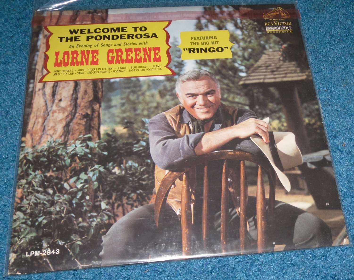to the Ponderosa, Lorne Greene, Ringo, LP Vinyl Album