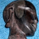 African Ironwood Carving Sculpture Bust, Male Head African Ironwood Carving Sculpture Bust, Male Head