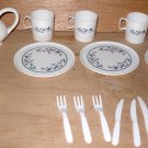 Vintage Tootsie Toy Doll Dishes Tea Set Vintage Tootsie Toy Doll Dishes Tea Set