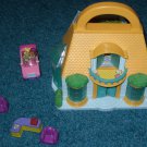 Polly Pocket Blue Box House Car 3 Dolls & Extras Polly Pocket Blue Box House Car 3 Dolls & Extras