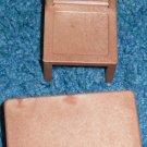 Fisher Price Loving Family Brown Table & Chair