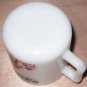 Anchor Hocking Child Mug Prayer D Handle Fire King Milk Glass