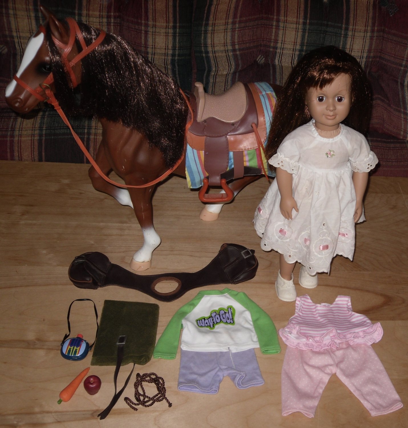 our generation 70.37880 saddle toy horse stables