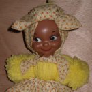 Mammy Doll Handmade Yarn Plastic head Black African American