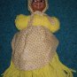 Mammy Doll Handmade Yarn Plastic head Black African American