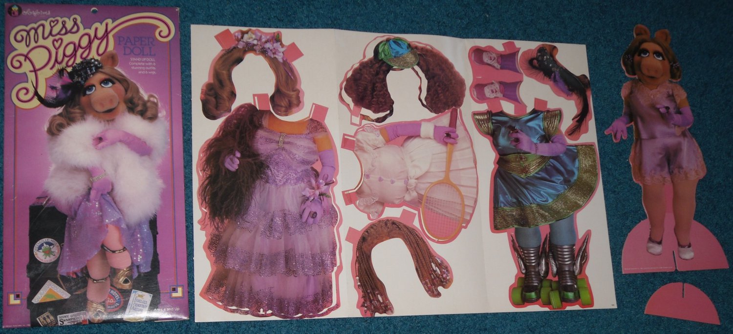 miss piggy paper dolls