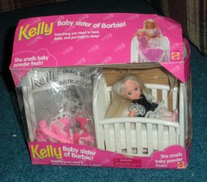 barbie doll baby crib