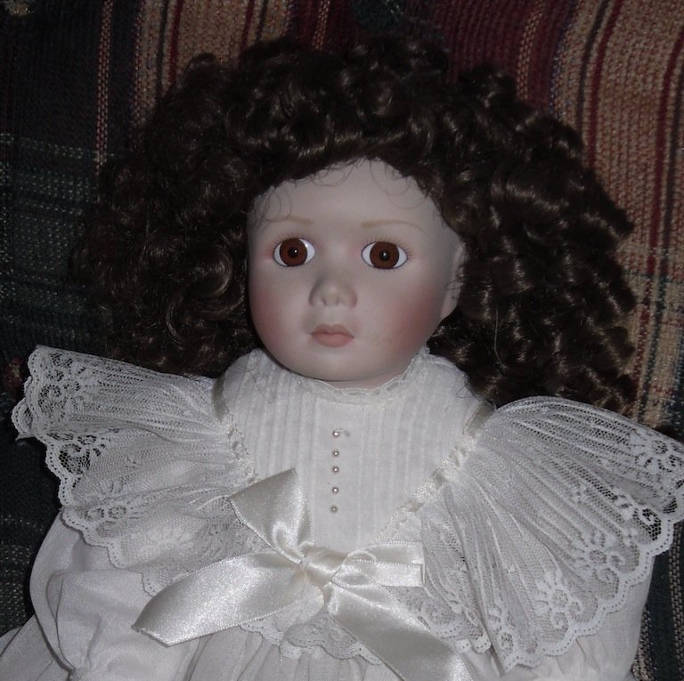 Victorian Porcelain Doll Franklin Heirloom by Beth Mullins