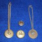 4 Military Army Buttons