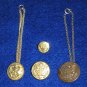 4 Military Army Buttons