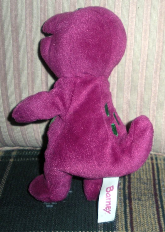 Baby Bop's Plush Blankey Book & Barney Beanie