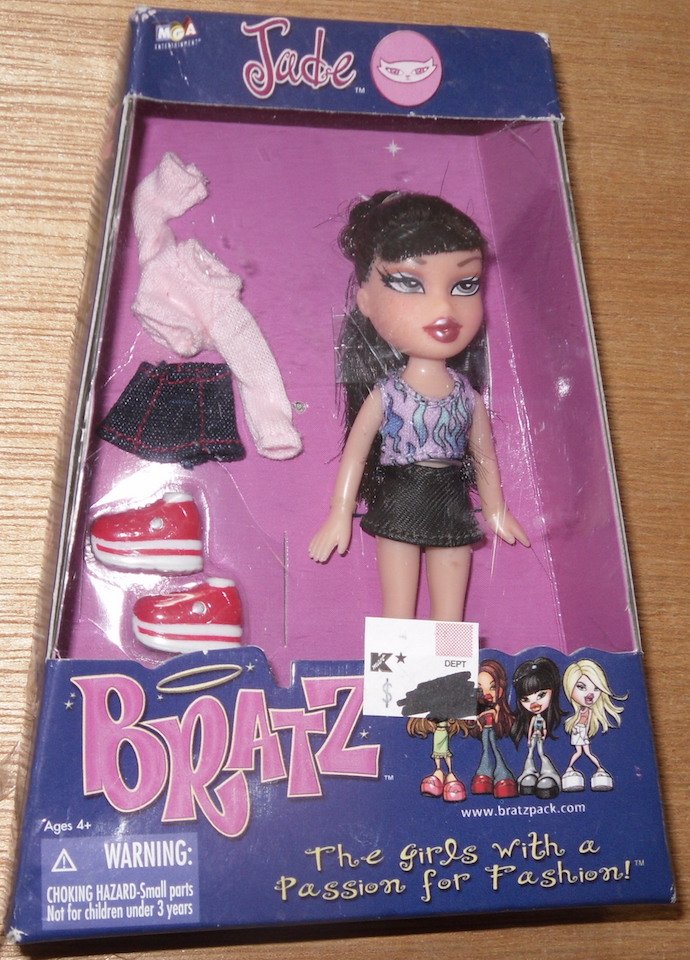 Mini Bratz Doll Jade with Clothes