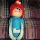 Cloth Pixie Elf Knee Hugger Red Hair Christmas Cloth Pixie Elf Knee Hugger Red Hair Christmas