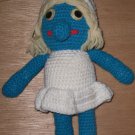 Smurfette Handmade Crochet Doll Figure