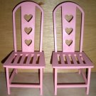 Pink Doll Chair Furniture fits 18" Dolls American Girl
