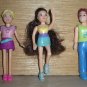 Polly Pocket Boy, Jointed Knee Girl, Convertible, Motorcycle, Clothes