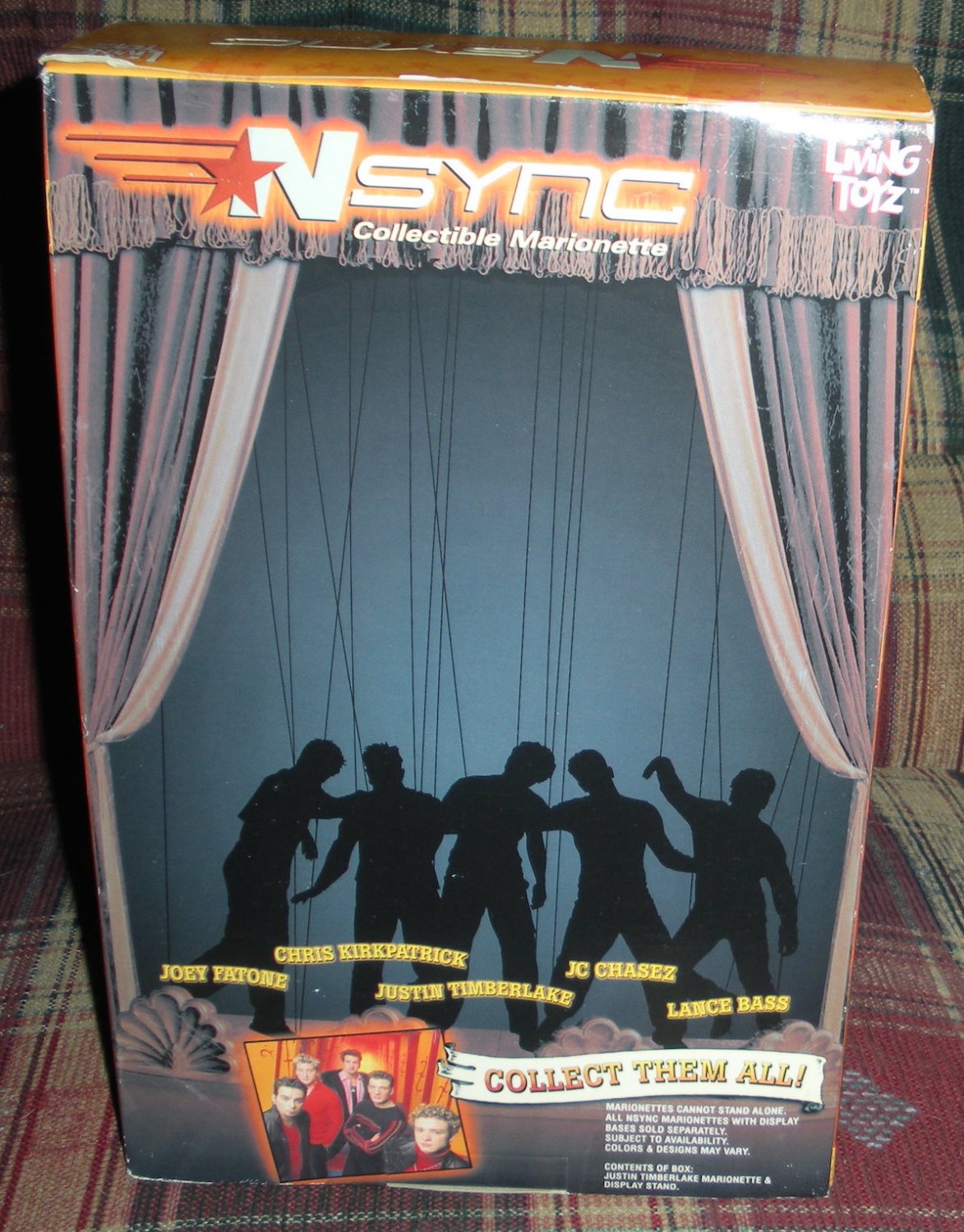 Nsync Justin Timberlake Marionette Action Figure Doll