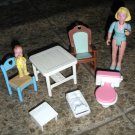 Loving Family Baby, Mom, toilet & Furniture Fisher Price