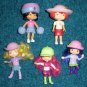 Strawberry Shortcake McDonalds Figures Real Hair
