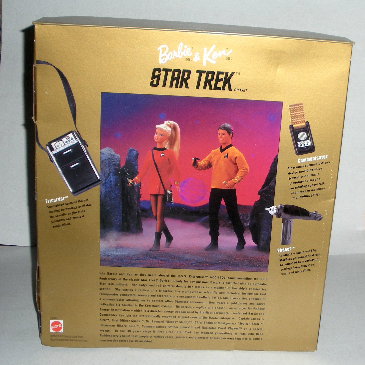 barbie & ken star trek giftset