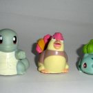3 Pokemon Figures Ball Bearings Nintendo Creatures Game 3 Pokemon Figures Ball Bearings Nintendo Creatures Game