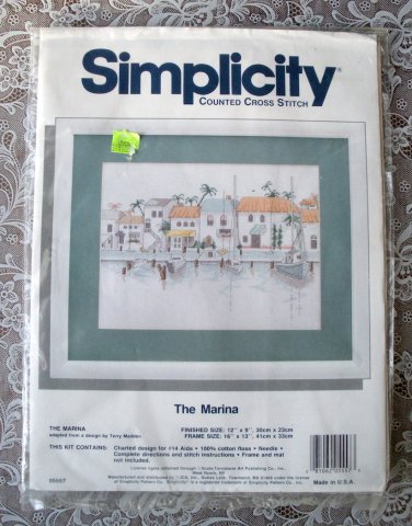 Simplicity Cross Stitch Kit The Marina