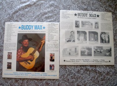 Buddy Max LP Singing Cowboy Junction Flea Market, Country