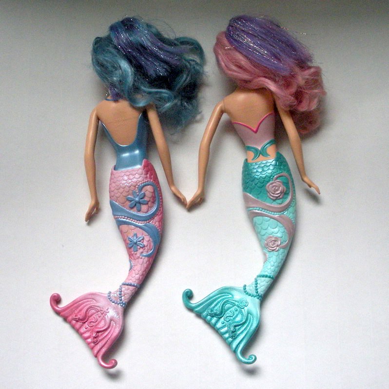 Barbie Fairytopia Mermaid Dolls Mermaidia Nori & Shella 2005 Mattel