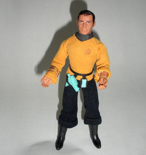 Mego Star Trek Kirk Action Figure with Phaser & Communicator 1974