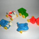 Little People Baby Nursery Wagon Airplane Tricycle Fisher Price Lot 3