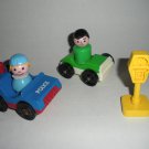 Little People Police Girl Car Meter Man Fisher Price Lot 6