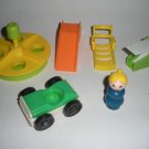 Little People 2526 Diving Board Slide Chair Merry-Go-Round Lot 16 Little People 2526 Diving Board Slide Chair Merry-Go-Round Lot 16