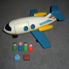 Little People Jet Airplane 933 with Figures Luggage Lot 32