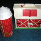Little People 2501 Barn Silo Farm Animals Rooster Pig Cow Tractor