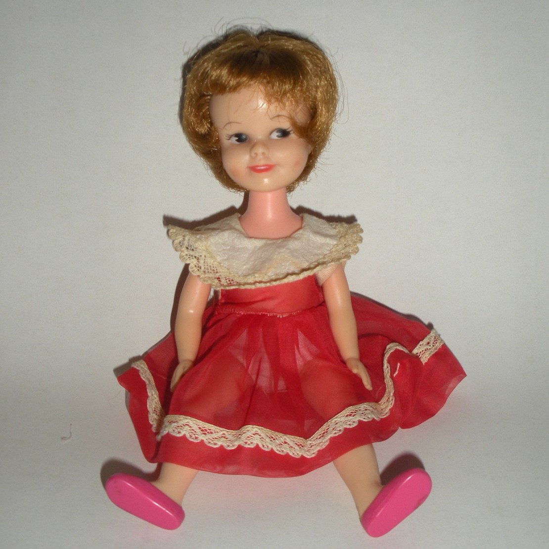 Penny Brite Doll with Red Dress and Shoes