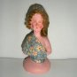 Antique German Half Doll Pin Cushion Papier-mache