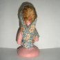 Antique German Half Doll Pin Cushion Papier-mache