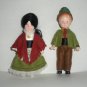 2 Celluloid Hard Plastic Dolls