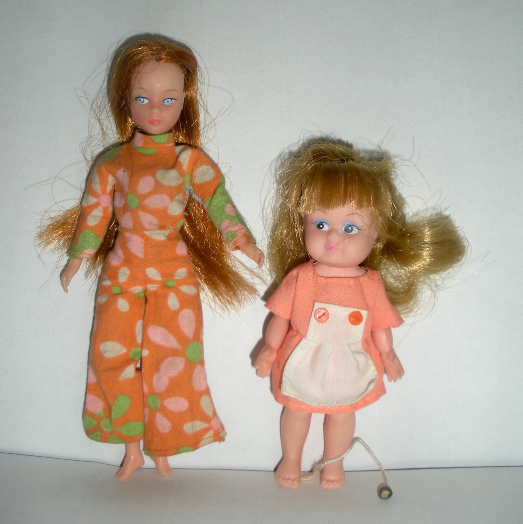 Little Miss Dollikin, Miniature Grow Hair Doll Uneeda