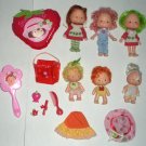 6 Vintage Strawberry Shortcake Dolls with Extras 6 Vintage Strawberry Shortcake Dolls with Extras