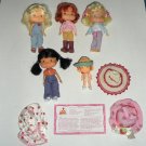 5 Bandai Strawberry Shortcake Dolls 5 Bandai Strawberry Shortcake Dolls